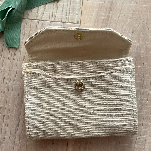 Sezane Cotton blend Wallet. Beige - Picture 5 of 9